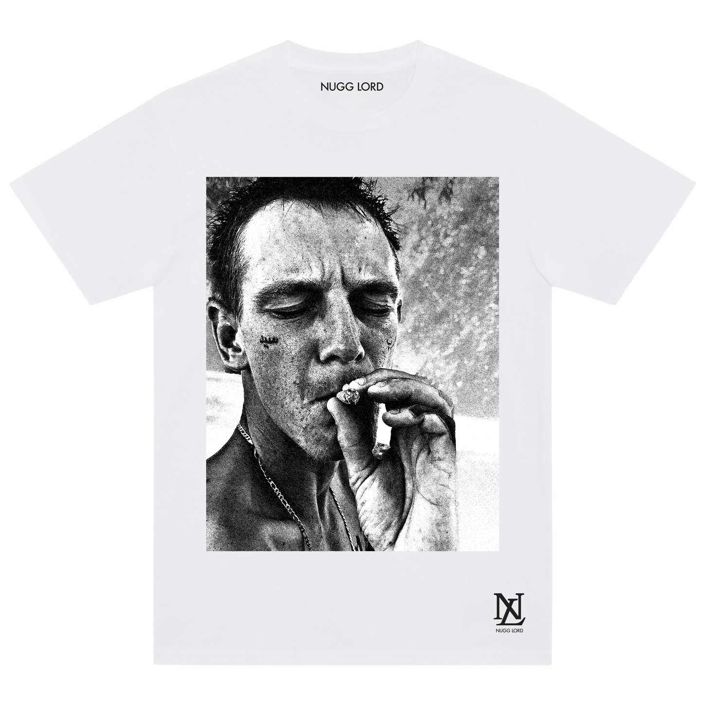 Face Portrait White T-Shirt
