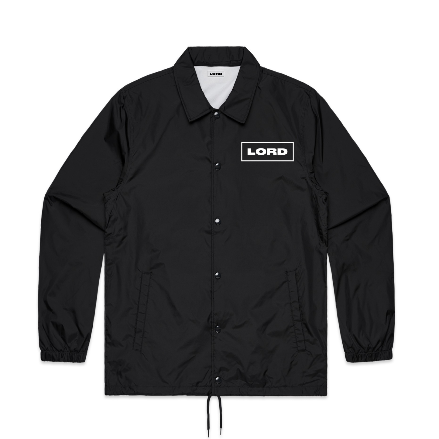 LORD COACH JACKET - BLACK