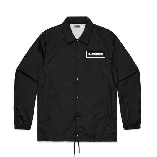 LORD COACH JACKET - BLACK
