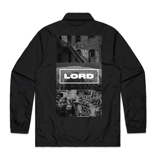 LORD COACH JACKET - BLACK