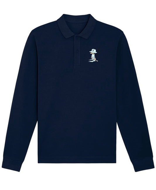 Long sleeve polo