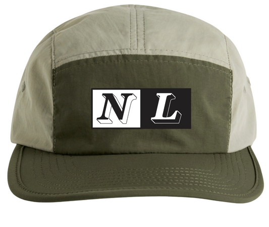 NL Two-Tone Nylon Cap -  Army/Eucalyptus