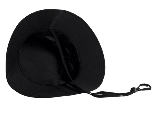 LORD NYLON BUCKET HAT -BLACK
