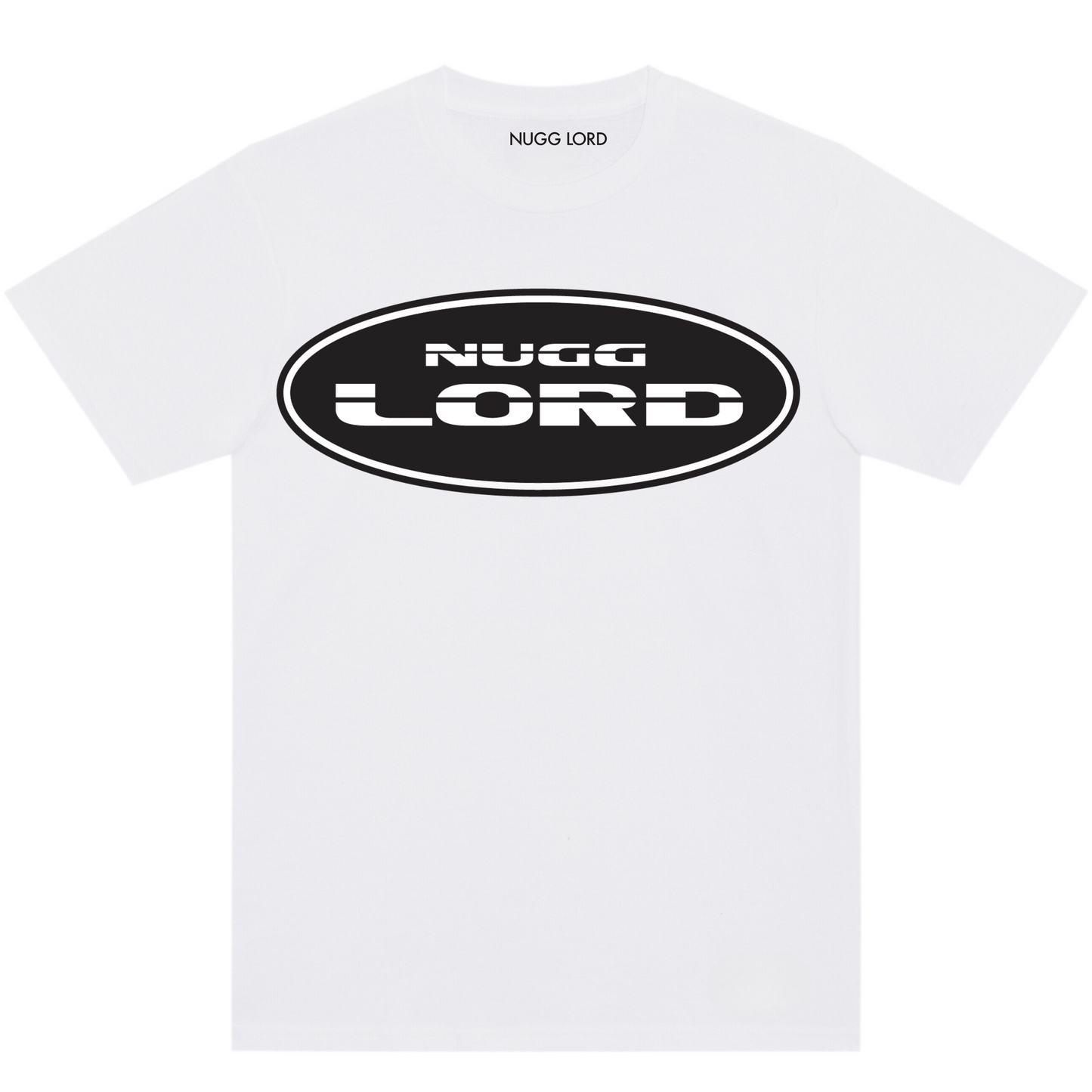 Nug Lord Oval White T-Shirt